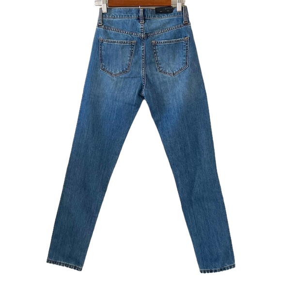 DSTLD Distressed Button Fly Mom Jean Size 25 - Picture 7 of 14